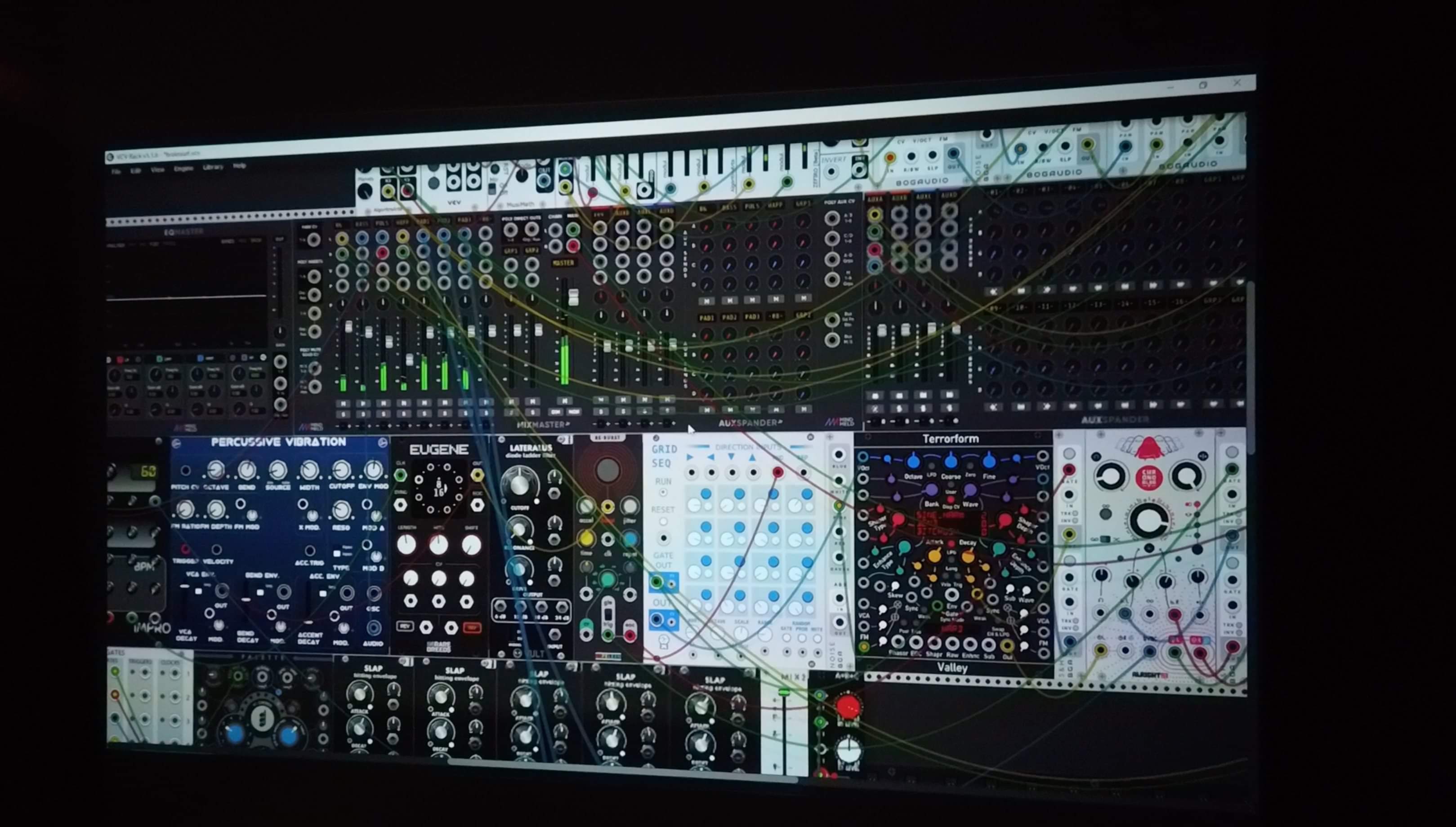 Audio setup using VCV Rack